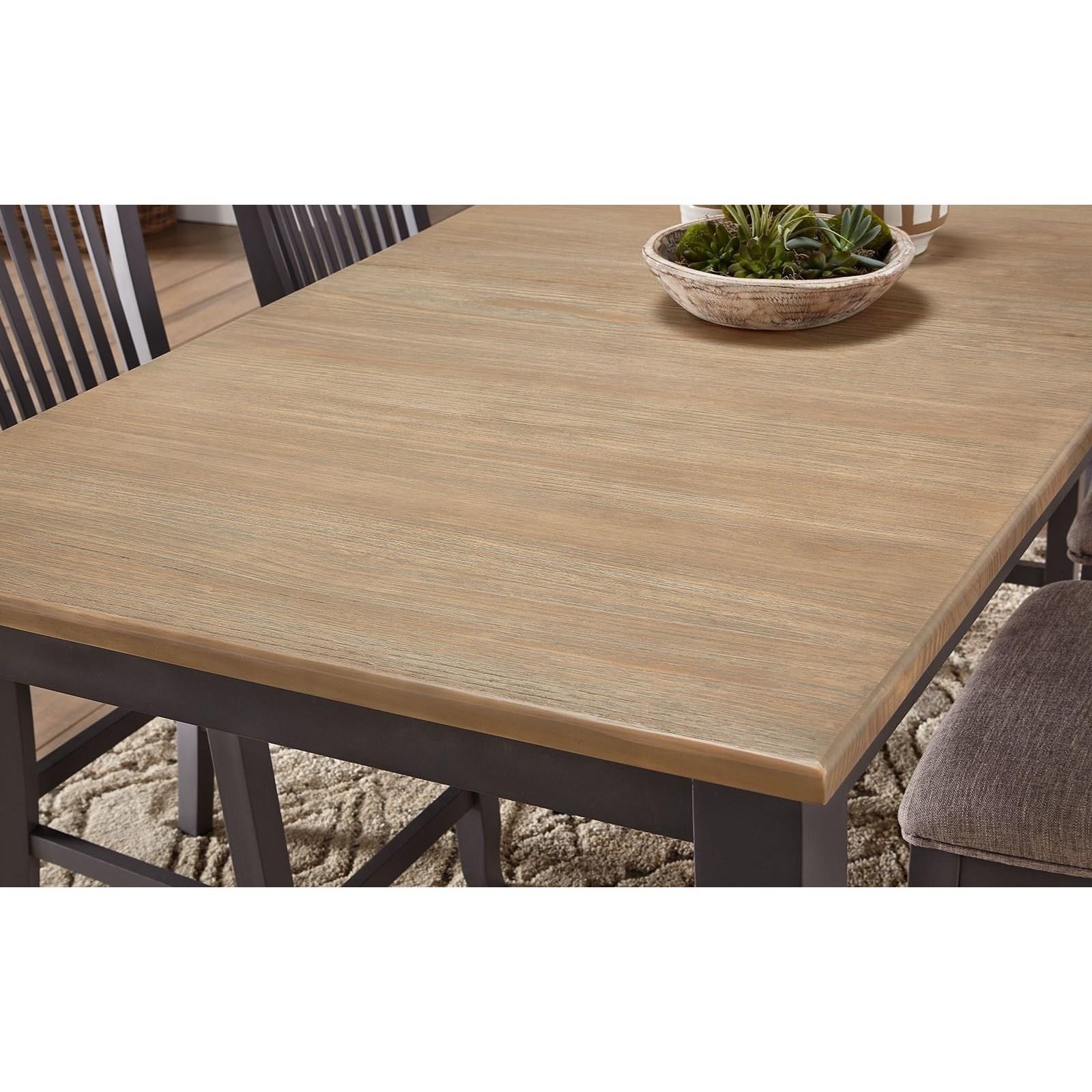 AAmerica Port Townsend POTSP6700 Gathering Height Leg Table with Leaf Wayside Furniture